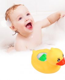 Baby Shower Bath Water Temperature Thermometer Cartoon Yellow Duck Waterproof Water Sensor Test Children Bathing Toy Baby Care